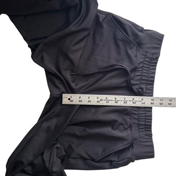 Tek Gear Womens Black Jogger Capri’s S With Drawstring Waist & Zip Back Pockets - Picture 5 of 6